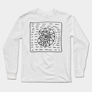 The painting of a maze Long Sleeve T-Shirt